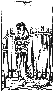 Eight of Swords Tarot Card