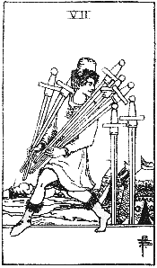 Seven of Swords Tarot Card