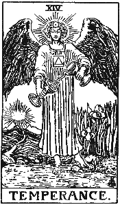 Temperance Tarot Card