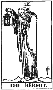 The Hermit Tarot Card