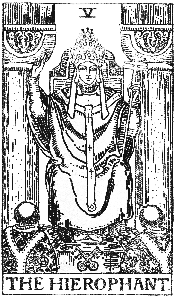 The Hierophant Tarot Card