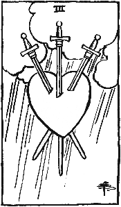 Three of Swords Tarot Card