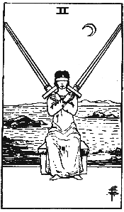 Two of Swords Tarot Card